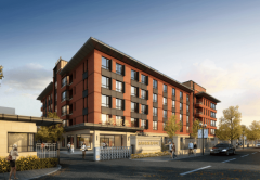 台区平易近族养老院地处五环内莲石旁